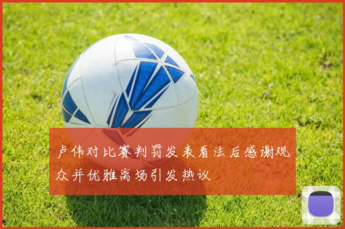 卢伟对比赛判罚发表看法后感谢观众并优雅离场引发热议
